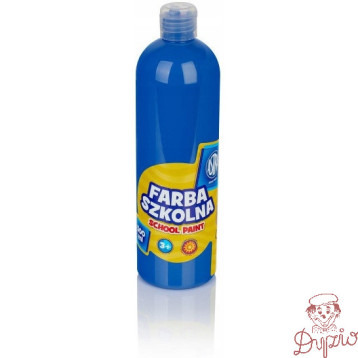 Farba plakatowa w tubkach 500ml szkolna niebieska ciemna 301109004 ASTRA