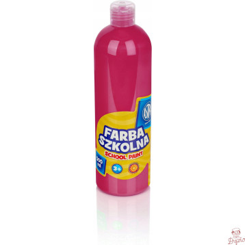 Farba plakatowa szkolna 500ml różowa 301109003 ASTRA