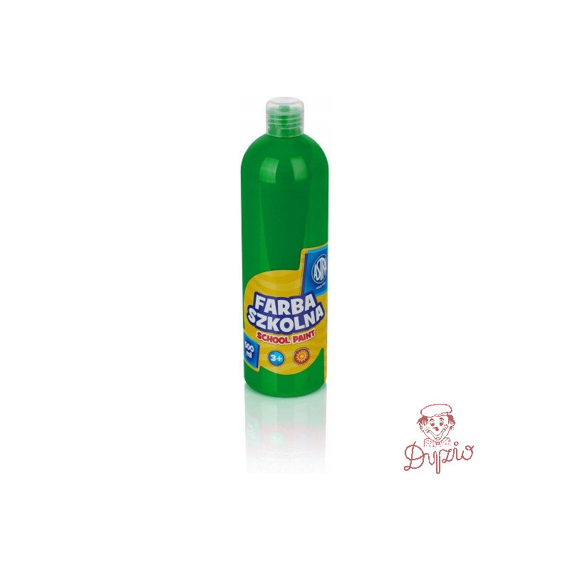 Farba szkolna 500 ml - zielona jasna 83410902 ASTRA