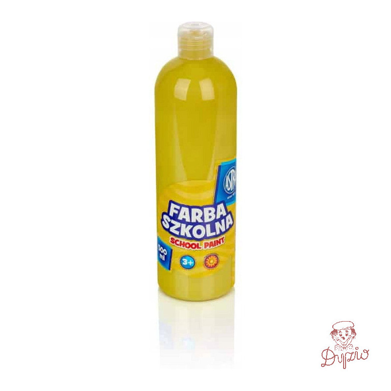 Farba plakatowa szkolna 500ml żółta 83410903 ASTRA