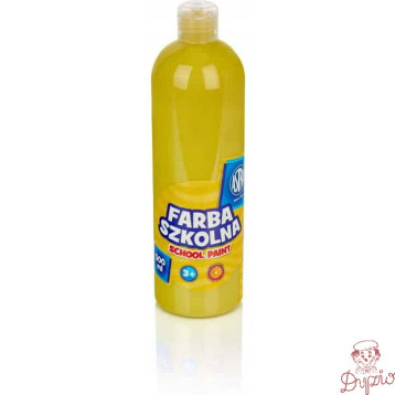 Farba plakatowa szkolna 500ml żółta 83410903 ASTRA