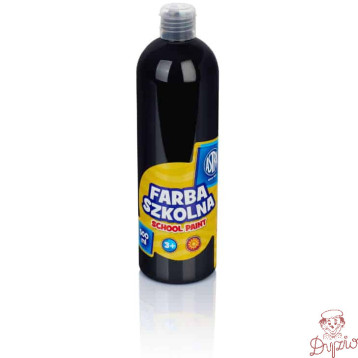 Farba plakatowa szkolna 500ml czarna 83410905 ASTRA