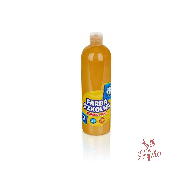 Farba plakatowa w tubkach 500ml szkolna brązowa jasna 301109007 ASTRA