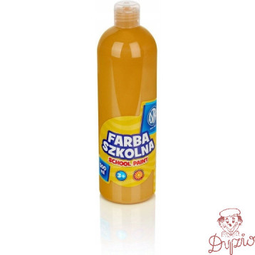 Farba plakatowa w tubkach 500ml szkolna brązowa jasna 301109007 ASTRA