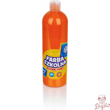 Farba plakatowa w tubkach 500ml szkolna pomarańczowa 301112007 ASTRA