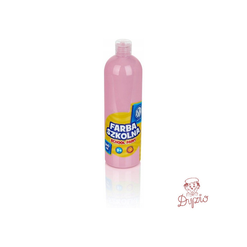 Farba plakatowa w tubkach 500ml szkolna różowa jasna 301112008 ASTRA