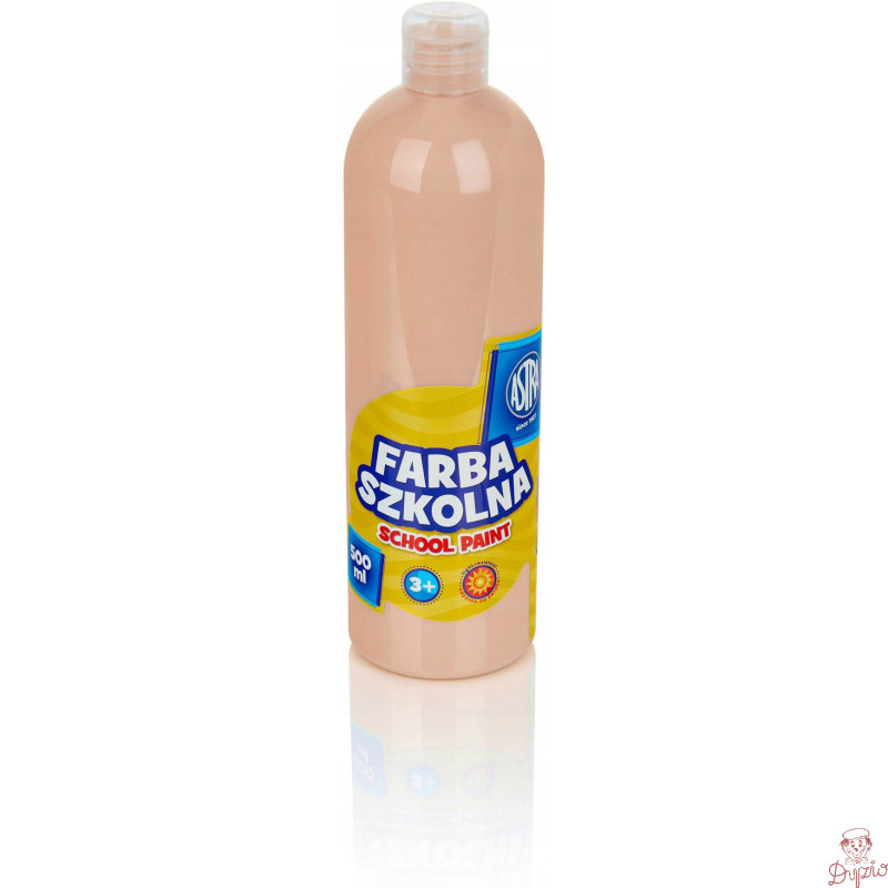 Farba plakatowa szkolna 500ml cielista beżowa 301112009 ASTRA