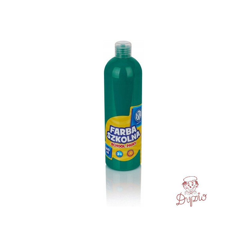 Farba plakatowa w tubkach 500ml szkolna szmaragdowa 301112010 ASTRA