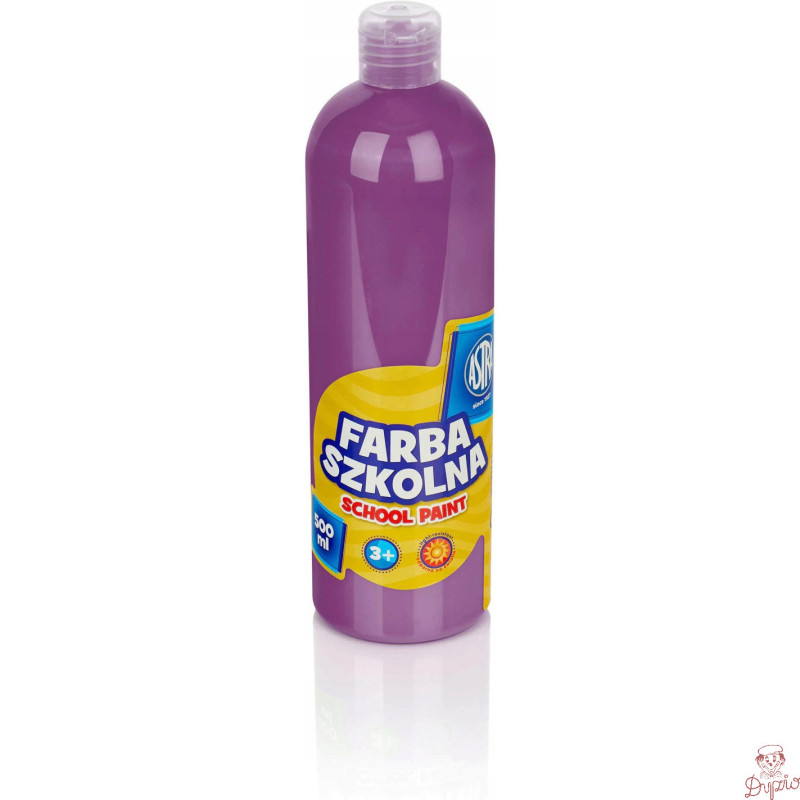 Farba plakatowa szkolna 500ml śliwkowa 301112012 ASTRA