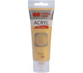 Farba akrylowa 75ml delikatne złoto met HA 7370 0075-113 HAPPY COLOR