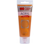 Farba akrylowa 75ml miodowe złoto metallik HA 7370 0075-113 HAPPY COLOR