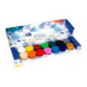 Farby plakatowe szkolne 12 kolorów + 2 gratis srebrna złota 20ml 400167100 OXFORD