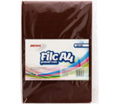 Filc A4 brązowy FC410-9 1mm (10ark.) 682383 BREWIS