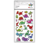 Naklejki wypukłe BABY DINO 21szt. 457784 TITANUM