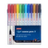 Pisak F/M dwustronny permanentny 12 kol. NAME PEN 2 DONG-A TT7914