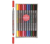 Flamastry DOUBLE POINT 10szt. FIBRACOLOR 584SW EURSPARK