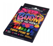 Flamastry szkolne 10 kolorów w kartoniku BOOM 771022AJ07KS KOH-I-NOOR