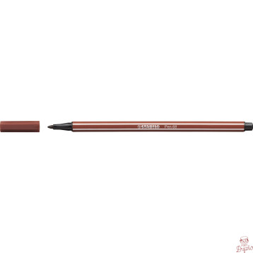 Flamaster STABILO PEN 68/38 brązowy/sangwina