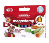 Mazaki STAMP MEGA 10kol. FIBRACOLOR 912