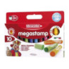 Mazaki STAMP MEGA 10kol. FIBRACOLOR 912
