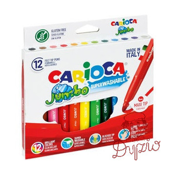 Flamastry 12 JUMBO CARIOCA 160-1479