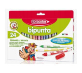 Flamast.DOUBLE POINT 24kolory FIBRACOLOR