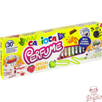 Flamastry zapachowe CARIOCA Perfume Special 30szt + naklejki (43530) 160-2348