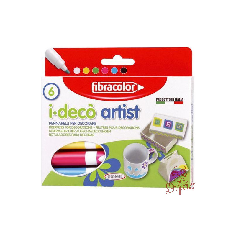 Mazaki I-DECO ARTIST  6 1103 FIBRACOLOR
