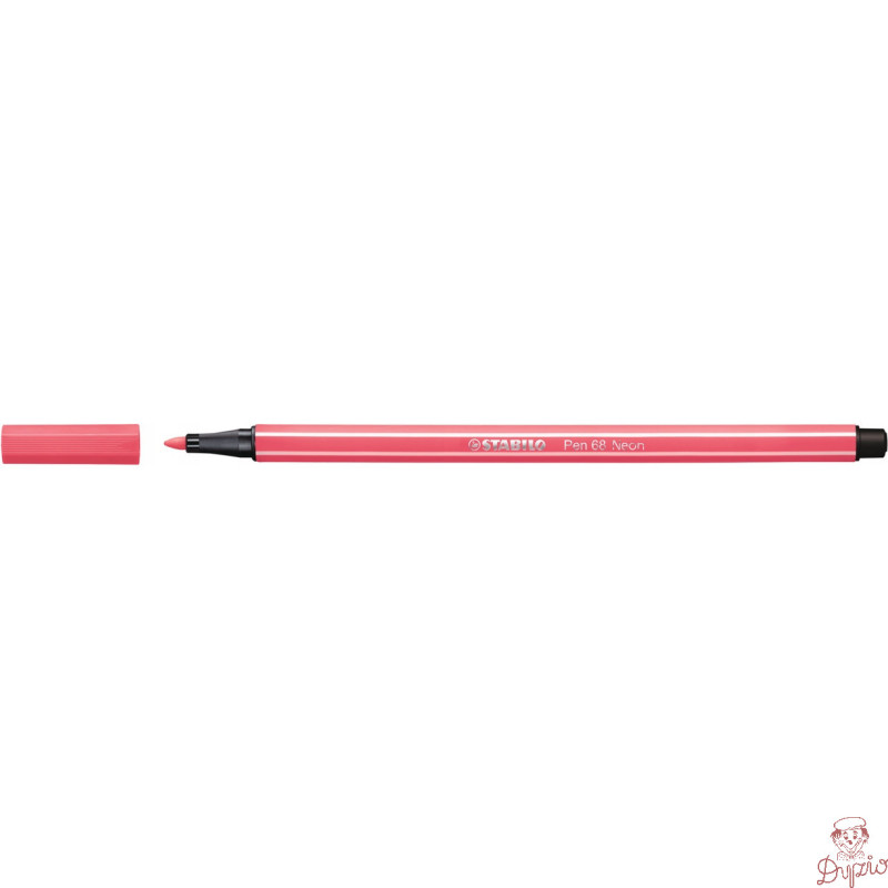 Flamaster STABILO PEN 68/040 czerwony fluo
