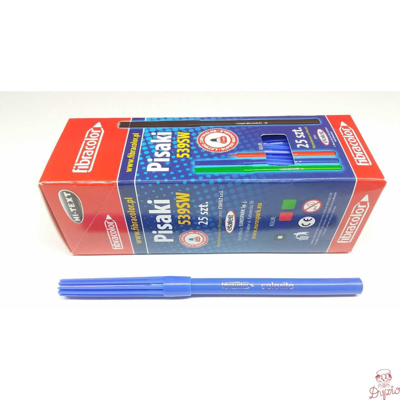 Flamastry FIBRACOLOR 539 (25) niebieskie