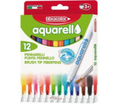 Mazaki akwarelowe AQUARELLO 12 FIBRACOLOR 6877