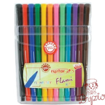 Flamamastry FLAMI RF-1mm 12szt w etui RYSTOR