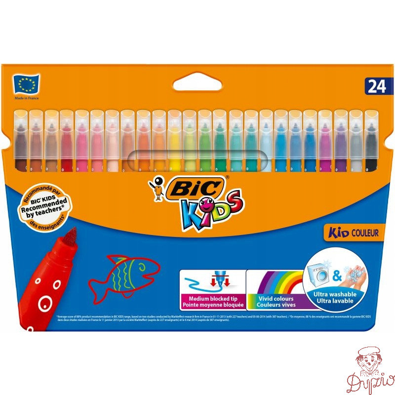 Flamastry BIC Kid Couleur 24 kolory 8418005