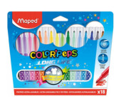 Flamastry trójkątne MAPED COLORPEPS 18kolorów 845021