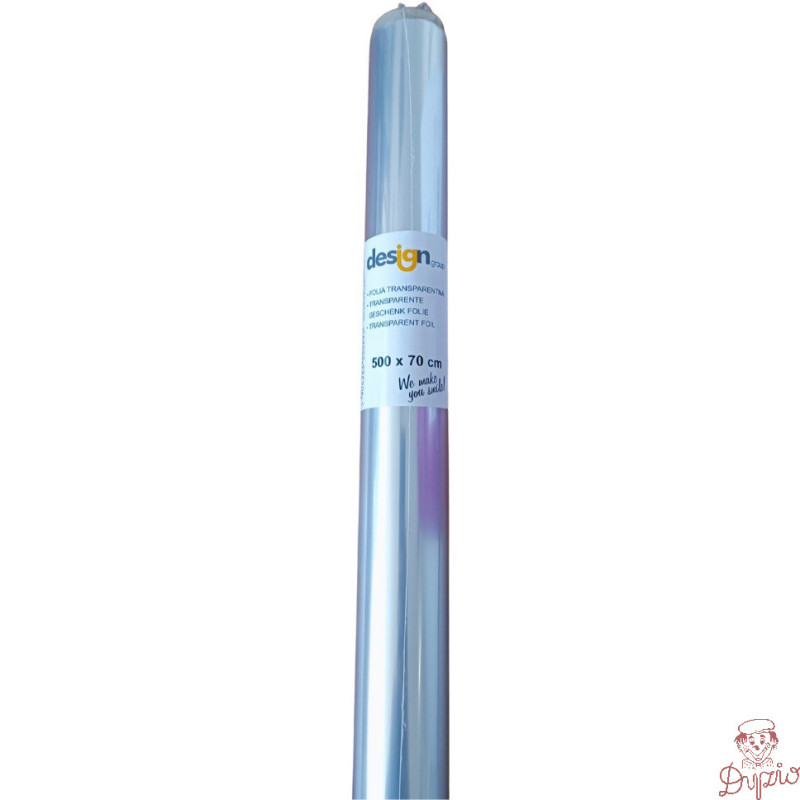 Folia transparentna w rolce 500x70cm
