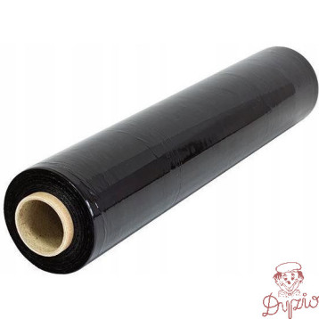 Folia stretch EMERSON 2,5kg netto 23mic czarna folstr500/23/2.50c
