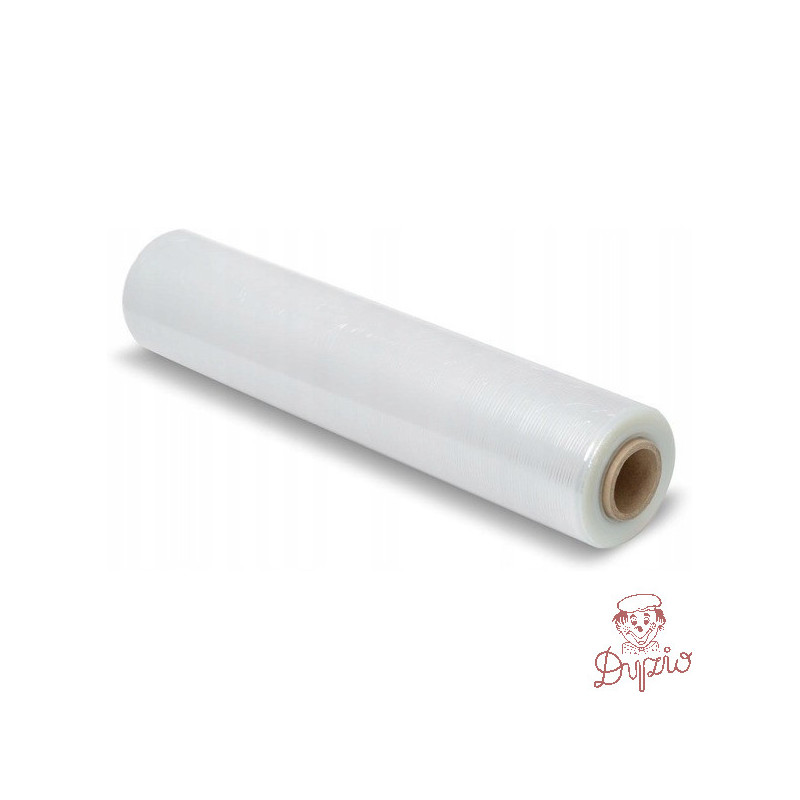 Folia stretch NATUNA 1,5kg 23mic przezroczysta rozciągliwość 170% (około 140m)