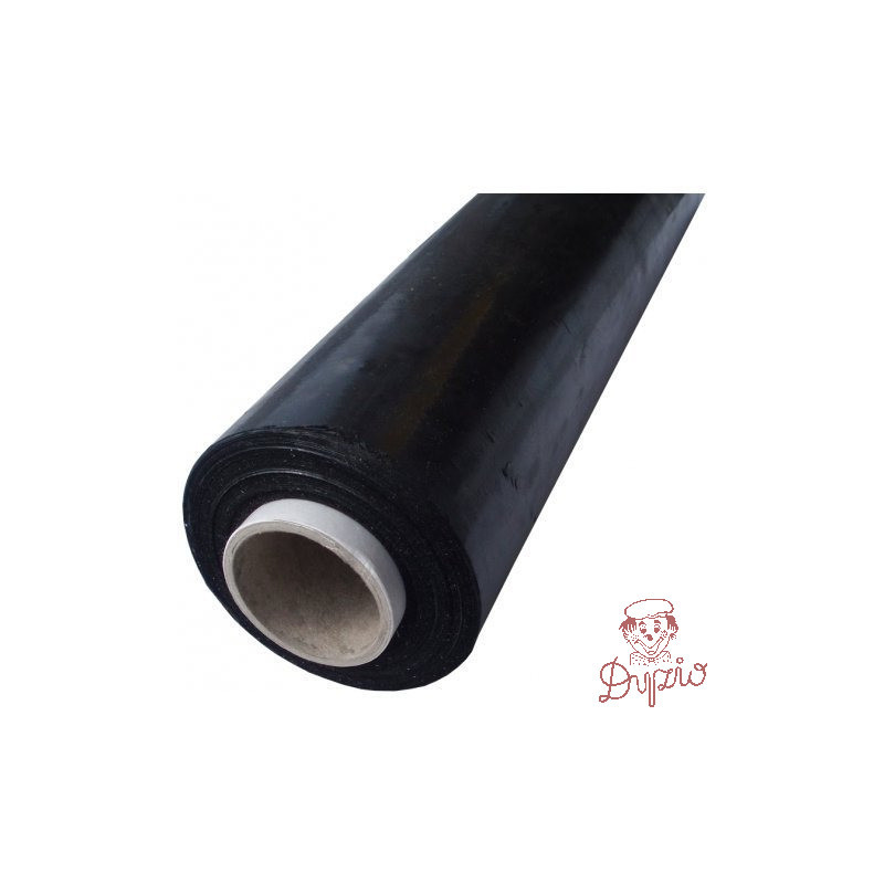 Folia stretch NATUNA 1,5kg 23mic czarna rozciągliwość 170% (około 140m)