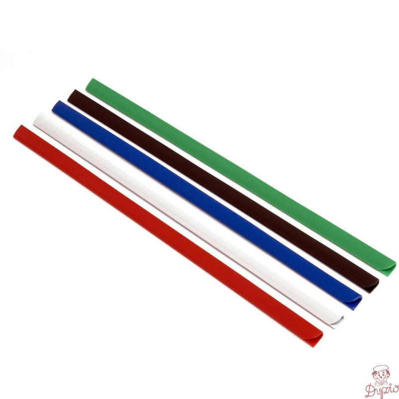 Listwy wsuwane 6mm-25kartek czerwone (50sztuk) 419064 ARGO