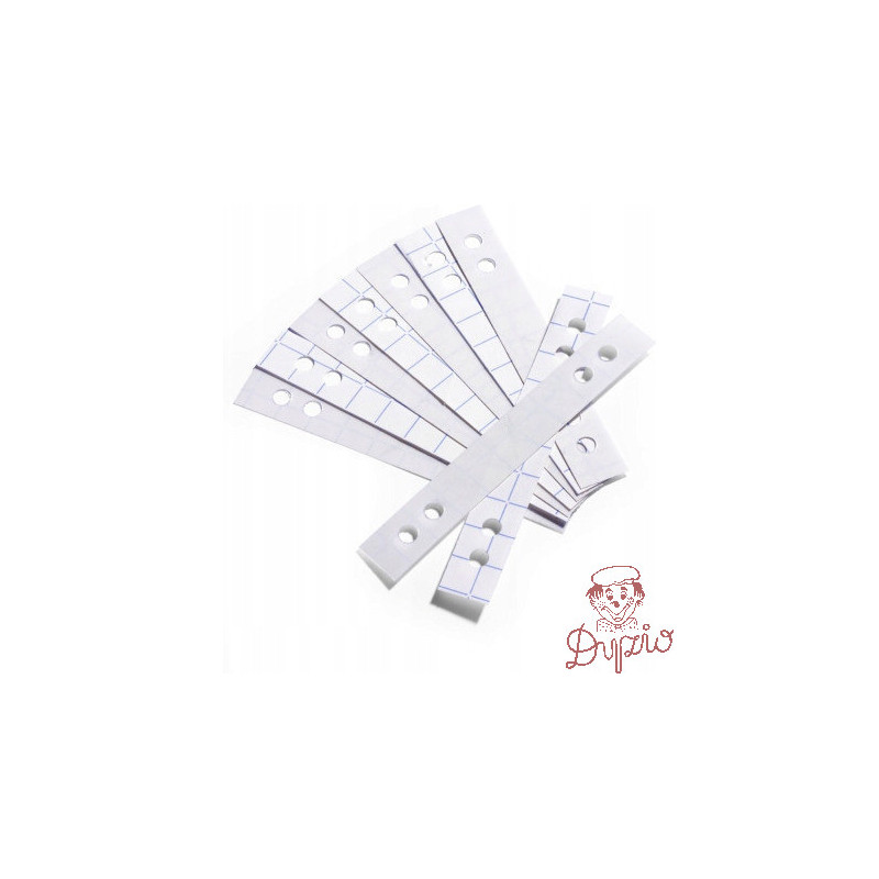 Paski samoprzylepne wzmacniające (50) przezroczyste 807819 DURABLE