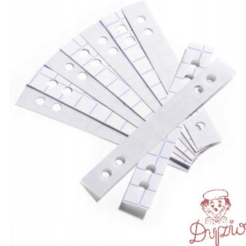 Paski samoprzylepne wzmacniające (50) przezroczyste 807819 DURABLE