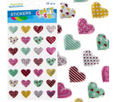 Naklejki SERCA metalik 28szt 545814 CRAFT WITH FUN