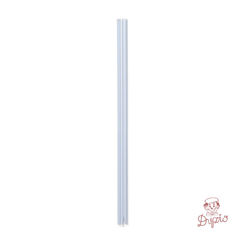 Grzbiety zaciskowe A4 12mm 40-100k(25szt) przezroczyste 291219 DURABLE