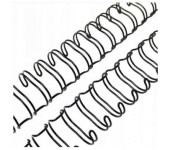 Grzbiety drutowe GBC A4 21L 8mm czarne (100szt) IB165122
