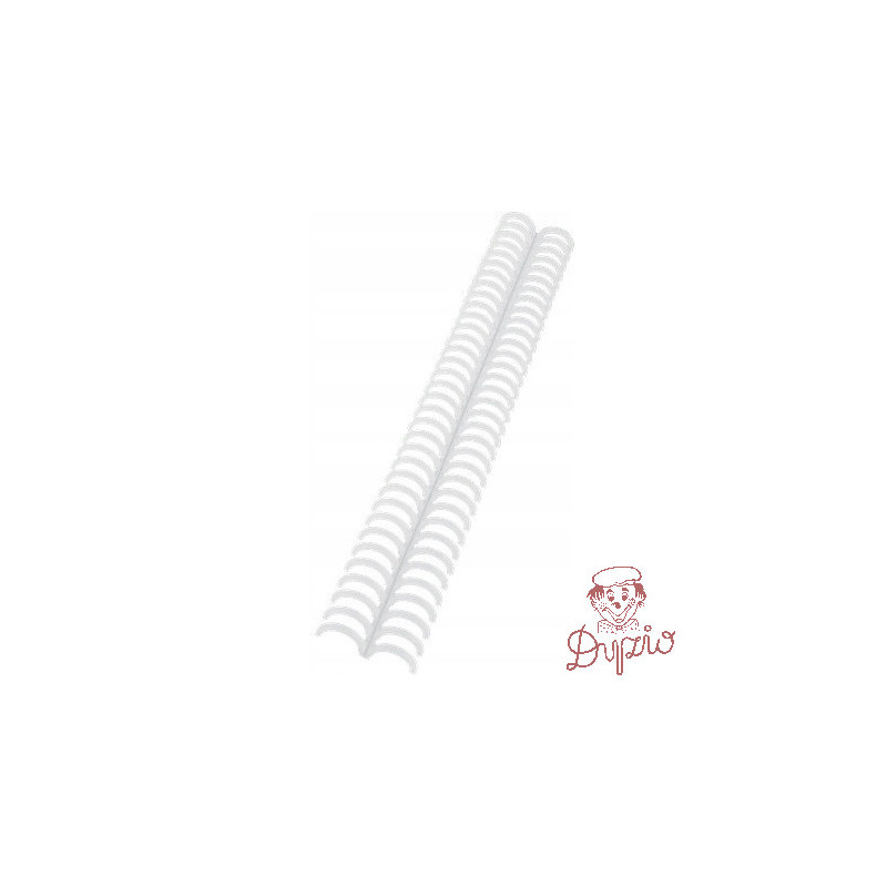 Grzbiety GBC do oprawy Click A4 34R 16mm białe matowe 387326E