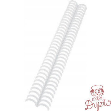 Grzbiety GBC do oprawy Click A4 34R 16mm białe matowe 387326E