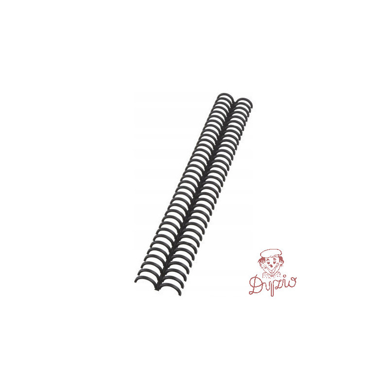 Grzbiety GBC do oprawy Click A4 34R 16mm czarne 387357E