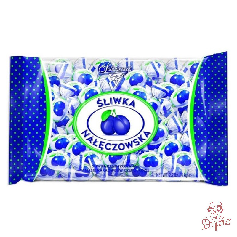 Cukierki SOLIDARNOŚĆ ŚLIWKA Nałęczowska w czekoladzie 1kg