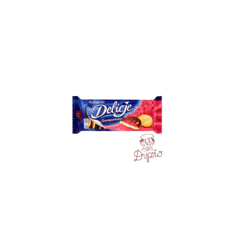 Ciastka DELICJE Szampańskie 147g malina