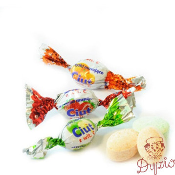 Cukierki JEDNOŚĆ CIUT pudrowe 1kg z witaminą C